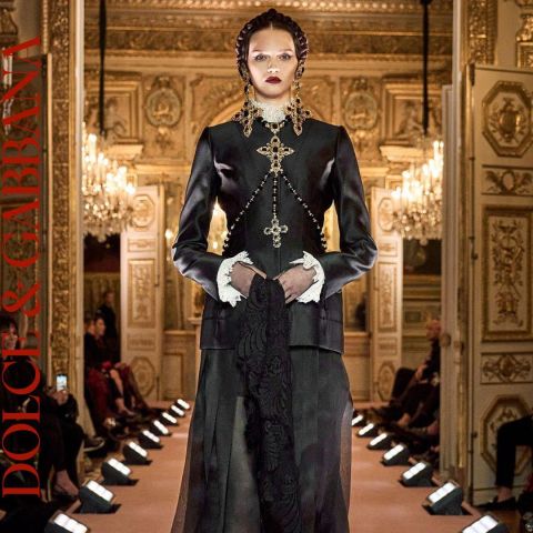 Model birgit veegen dolcegabbana